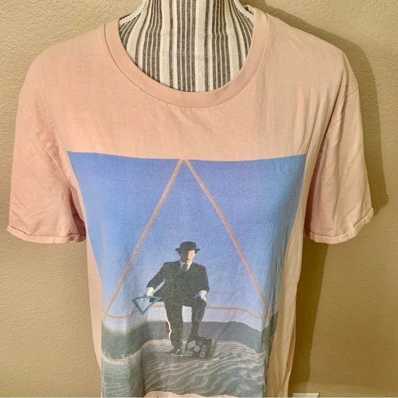 ElevenParis T-Shirt XL Pink Print 100% Cotton Lightweight Short Sleeves French - Picture 2 of 14